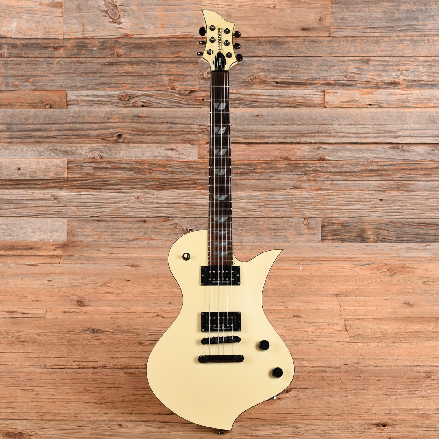 Fernandes Ravelle Deluxe White Electric Guitars