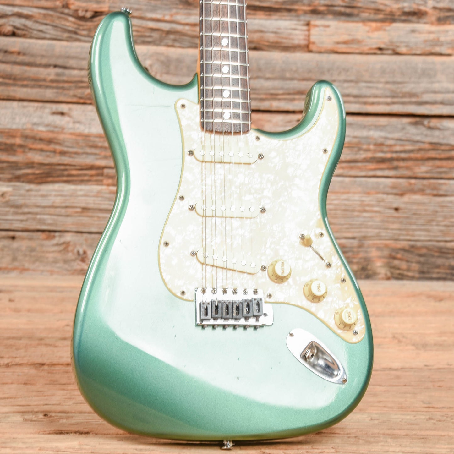 Fernandes S-Style Green Electric Guitars / Solid Body
