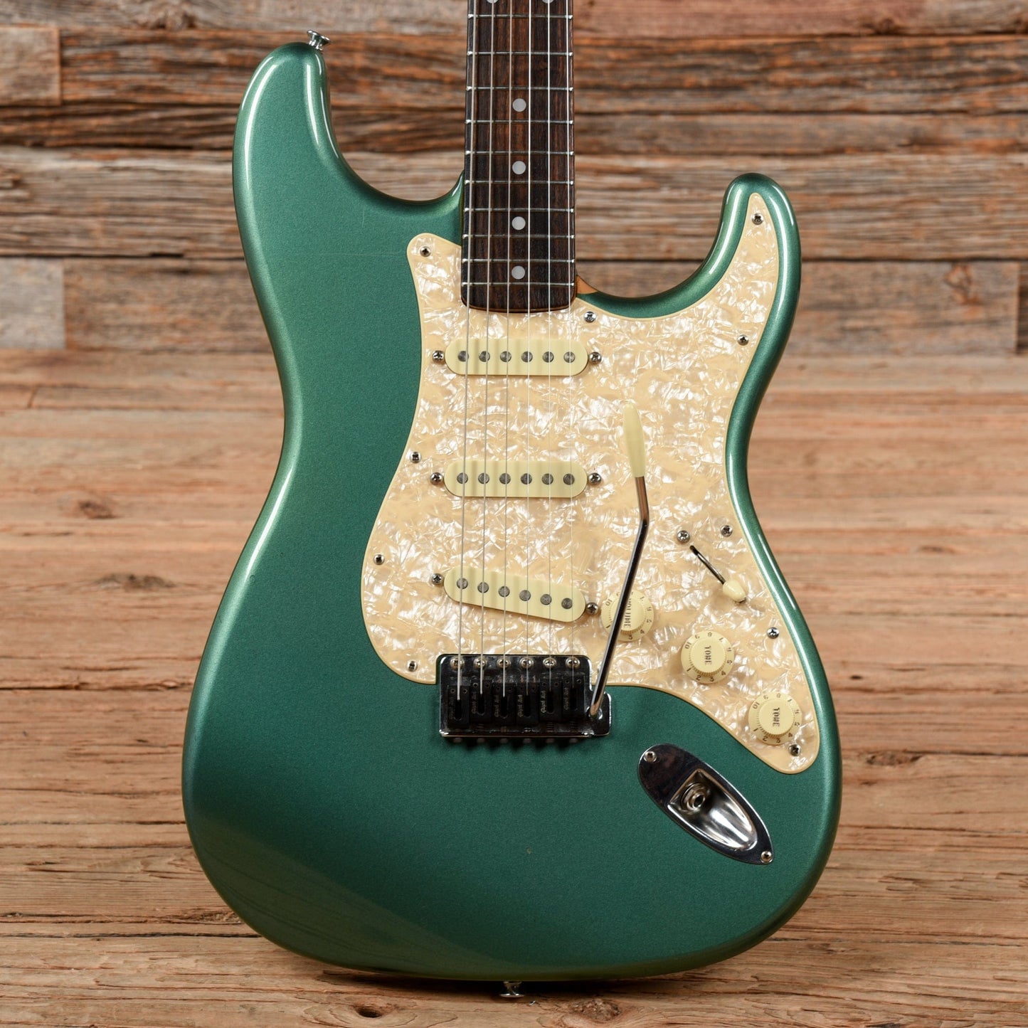 Fernandes S-Style Green Metallic Electric Guitars / Solid Body
