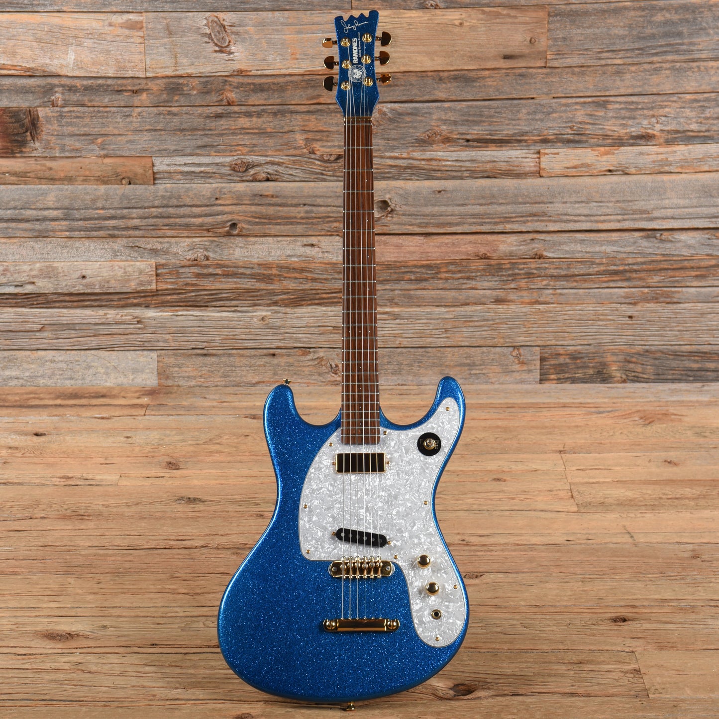 Fillmore Johnny Ramone Forever Tribute Model Blue Sparkle Electric Guitars / Solid Body