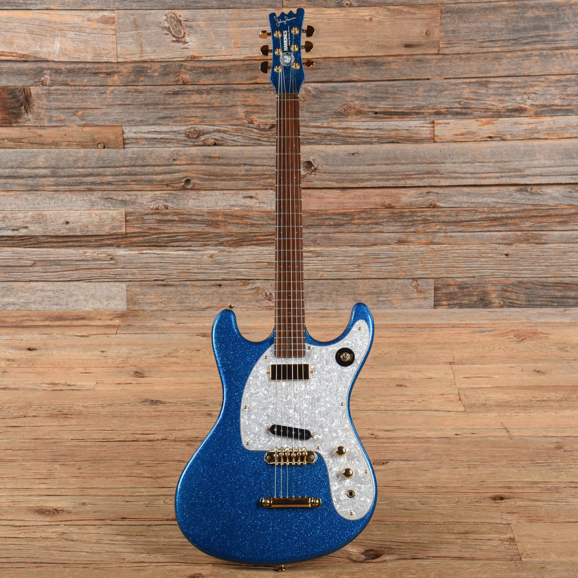 Fillmore Johnny Ramone Forever Tribute Model Blue Sparkle Electric Guitars / Solid Body