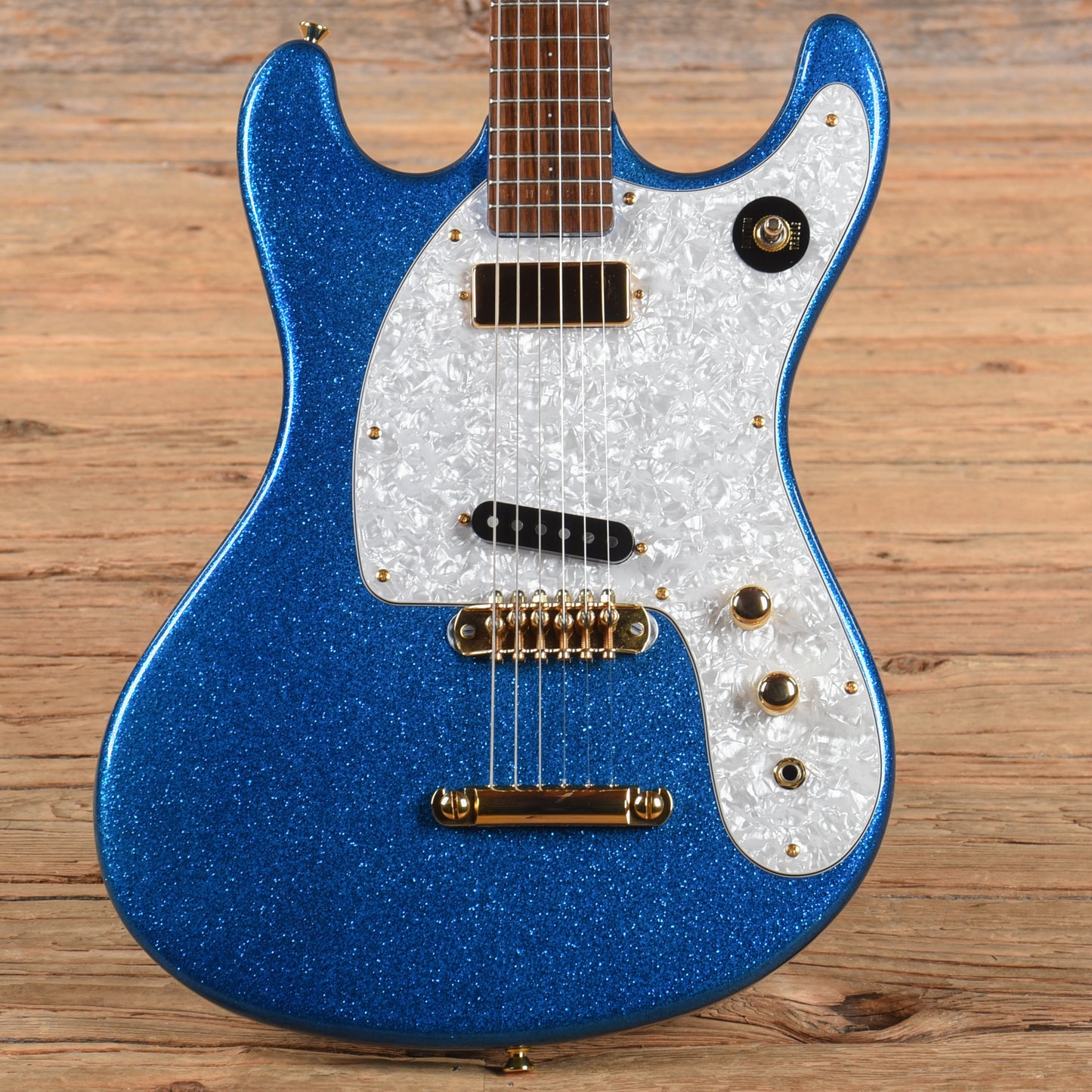 Fillmore Johnny Ramone Forever Tribute Model Blue Sparkle Electric Guitars / Solid Body