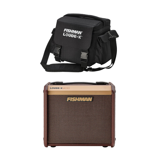 Fishman Loudbox Micro 40w Acoustic Instrument Amp and Micro Deluxe Carry Bag Bundle Amps / Guitar Amps / Acoustic Guitar Amps