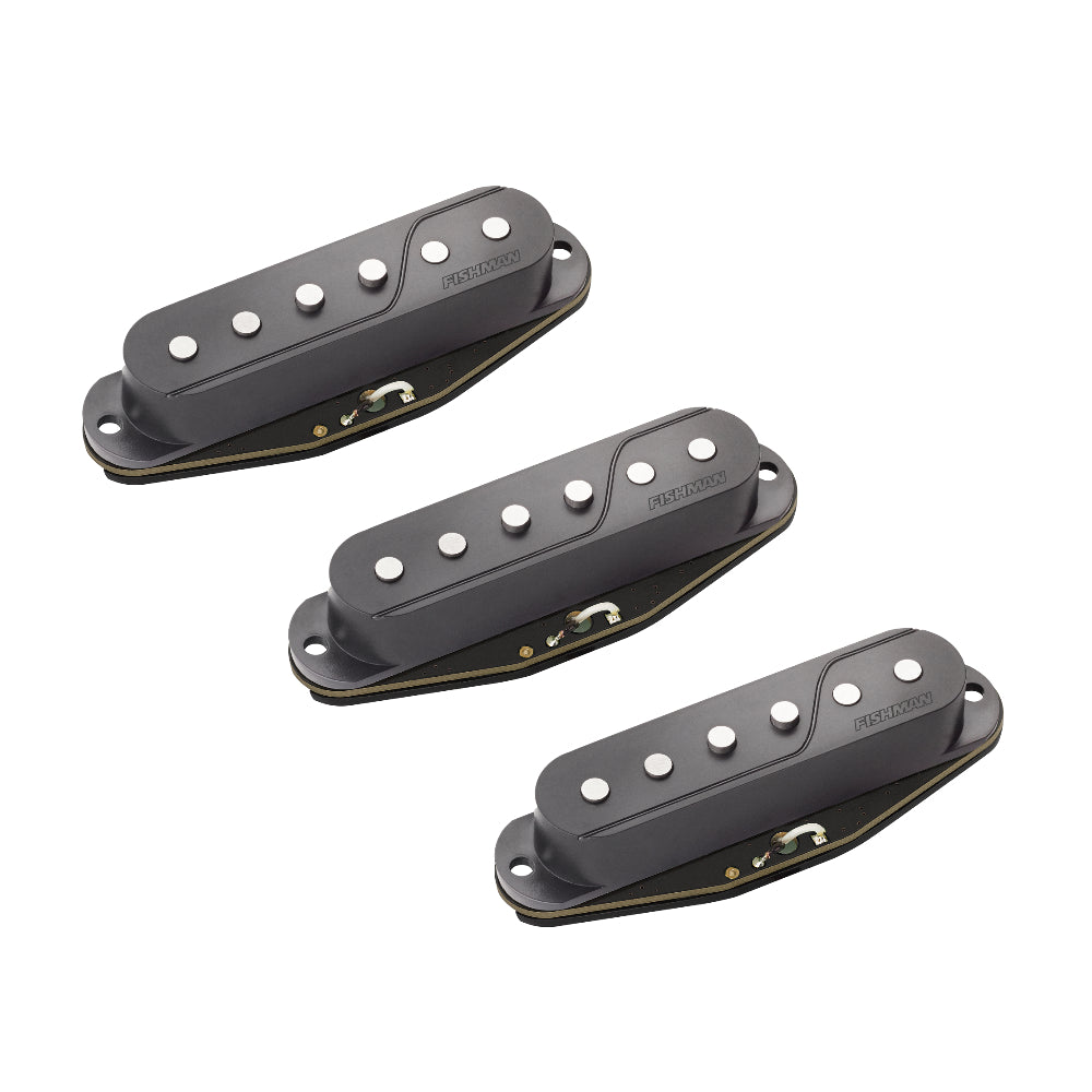 Fishman Fluence Greg Koch Signature Stratocaster Pickups Set Black Parts / Guitar Pickups