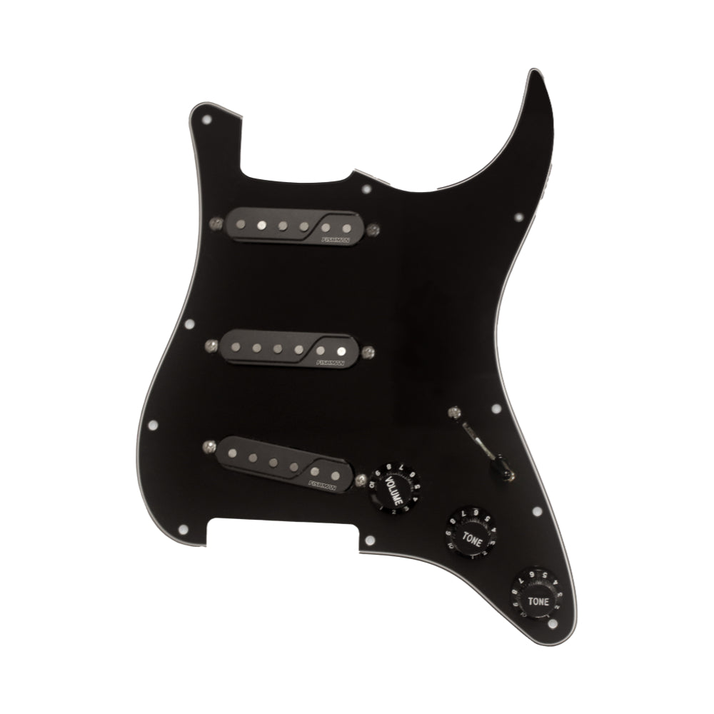 Fishman Fluence Greg Koch Strat Pickup Loaded Pickguard Set Black Parts / Guitar Pickups