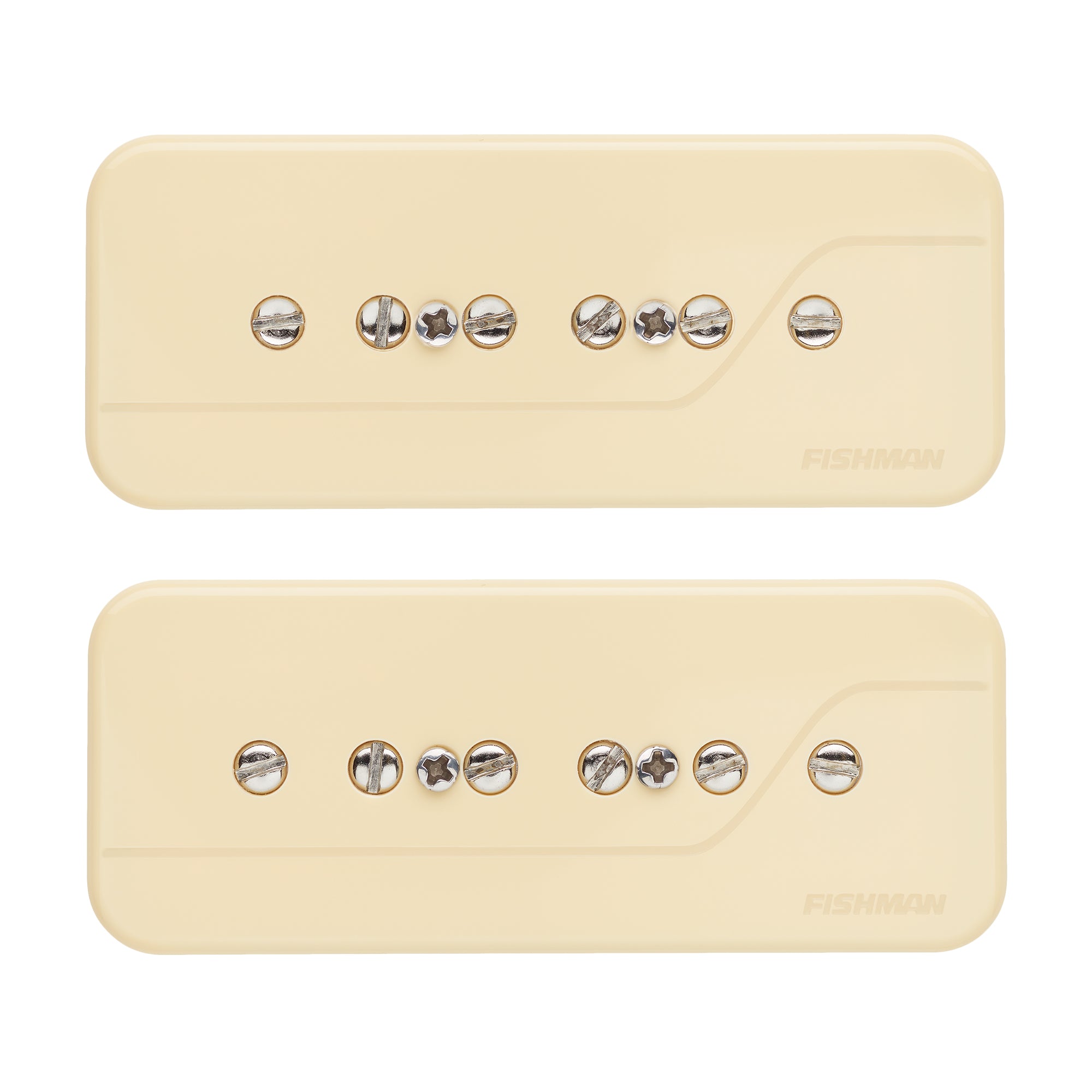 Fishman Fluence P90 Classic Pickup Set Cream Parts / Guitar Pickups