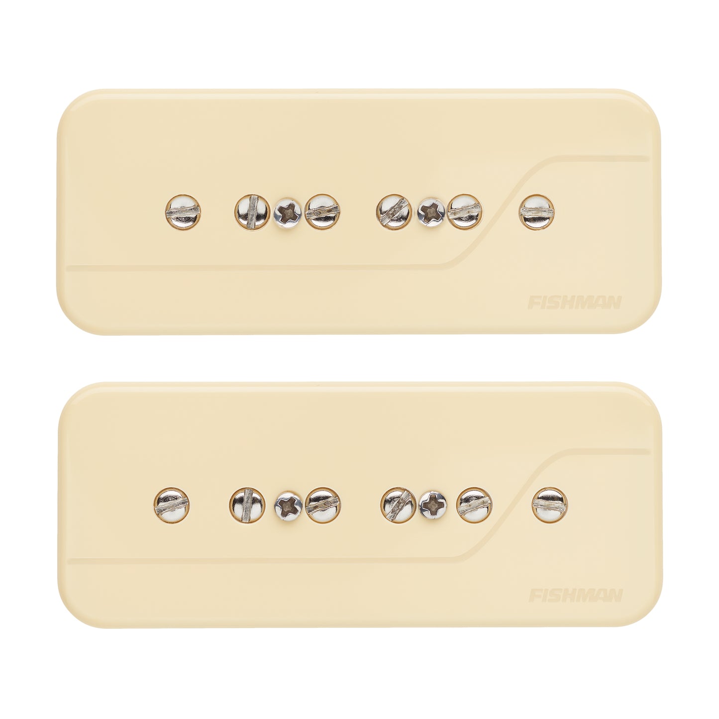 Fishman Fluence P90 Classic Pickup Set Cream Parts / Guitar Pickups