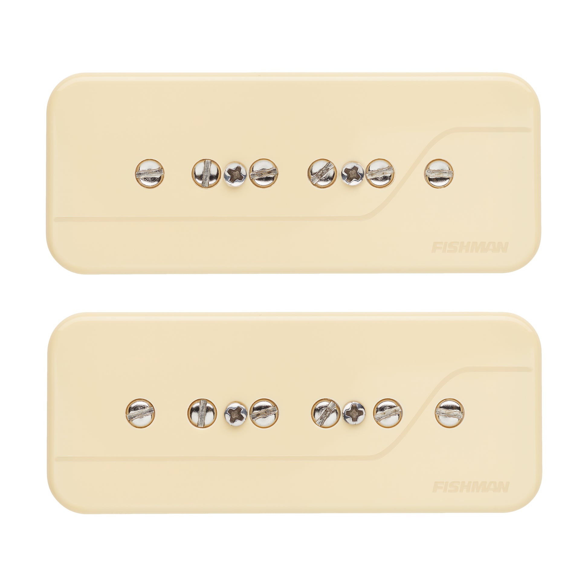 Fishman Fluence P90 Classic Pickup Set Cream Parts / Guitar Pickups