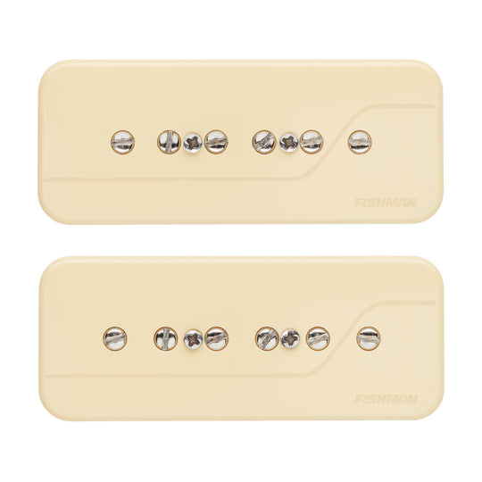 Fishman Fluence P90 Classic Pickup Set Cream Parts / Guitar Pickups