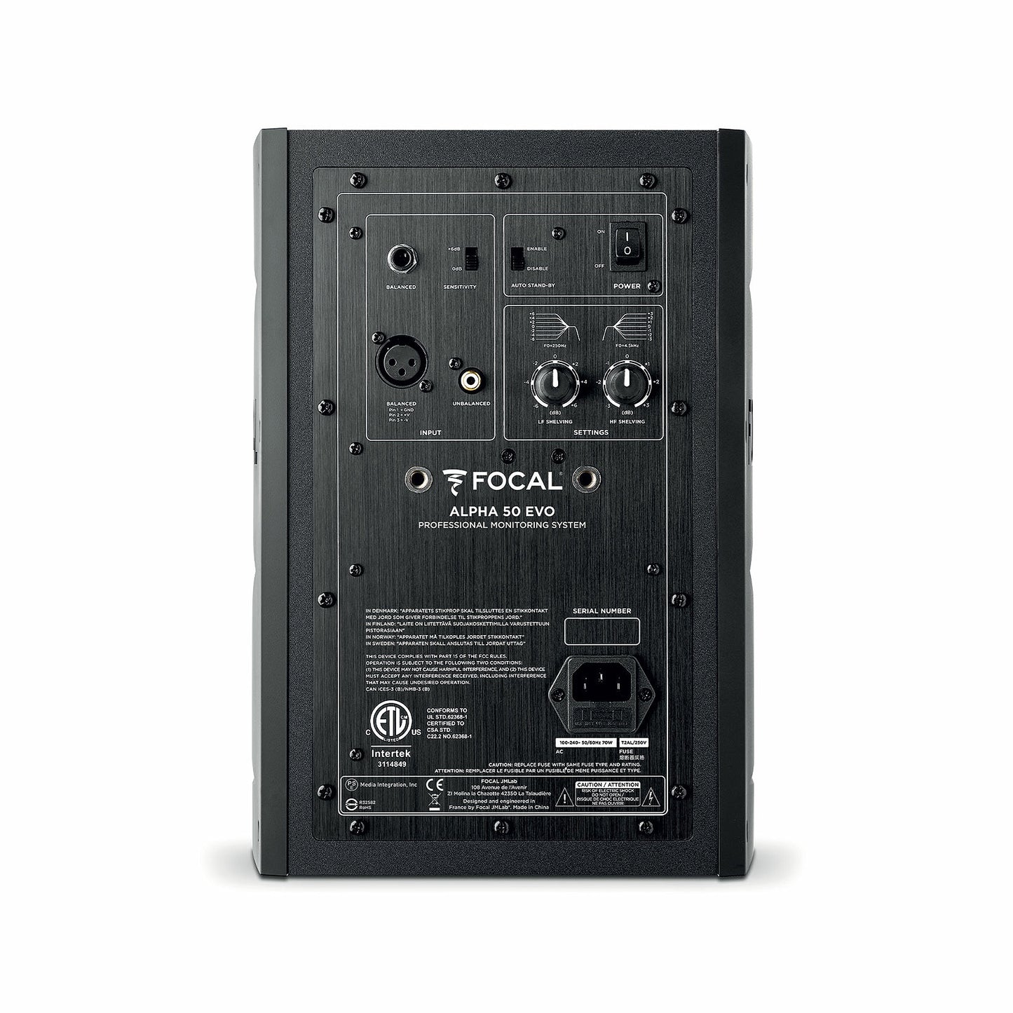 Focal Alpha 50 Evo 2-Way 5" Active Studio Monitor Pro Audio / Speakers / Studio Monitors
