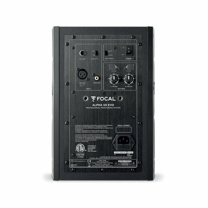 Focal Alpha 50 Evo 2-Way 5" Active Studio Monitor Pro Audio / Speakers / Studio Monitors