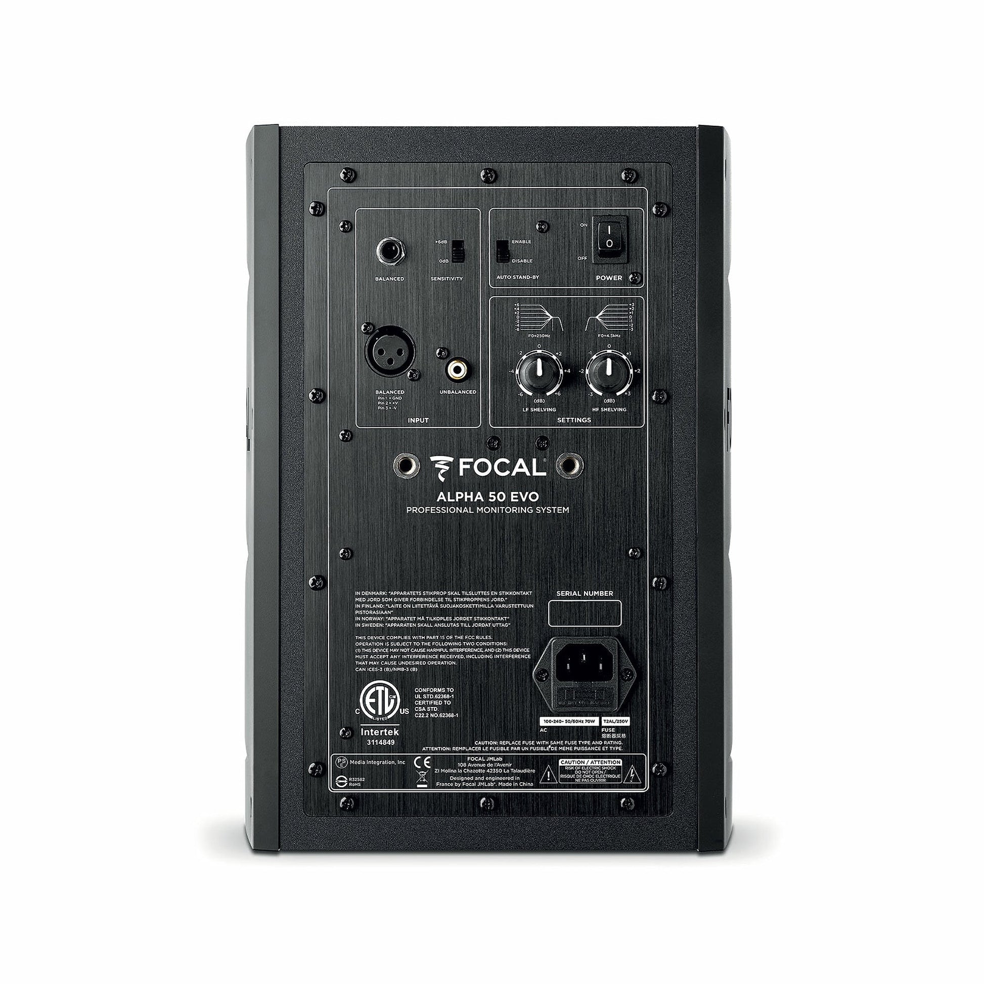 Focal Alpha 50 Evo 2-Way 5" Active Studio Monitor Pro Audio / Speakers / Studio Monitors
