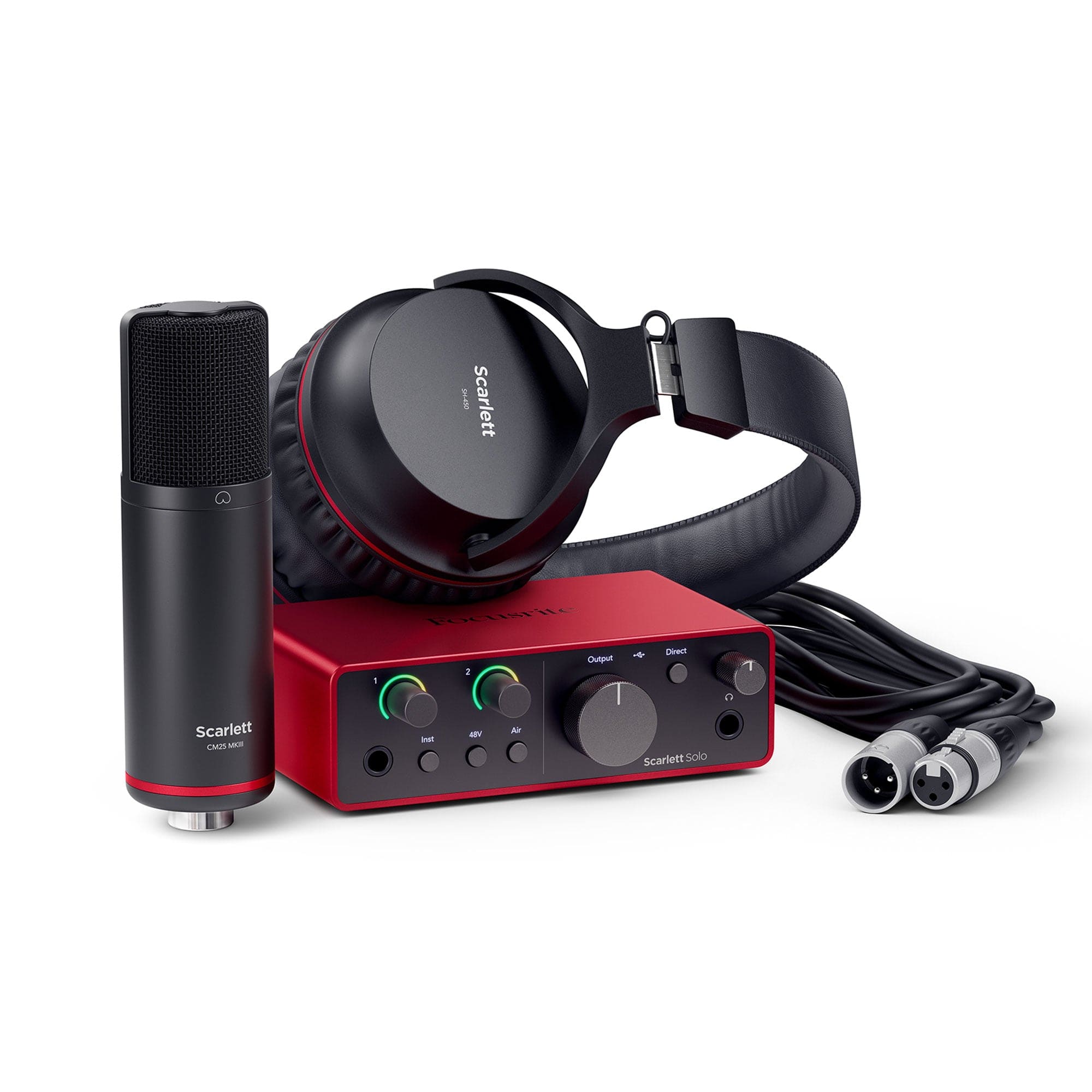 Focusrite Scarlett Solo Studio 4th Gen USB 2x2 Audio Interface Recording Bundle Pro Audio / Interfaces
