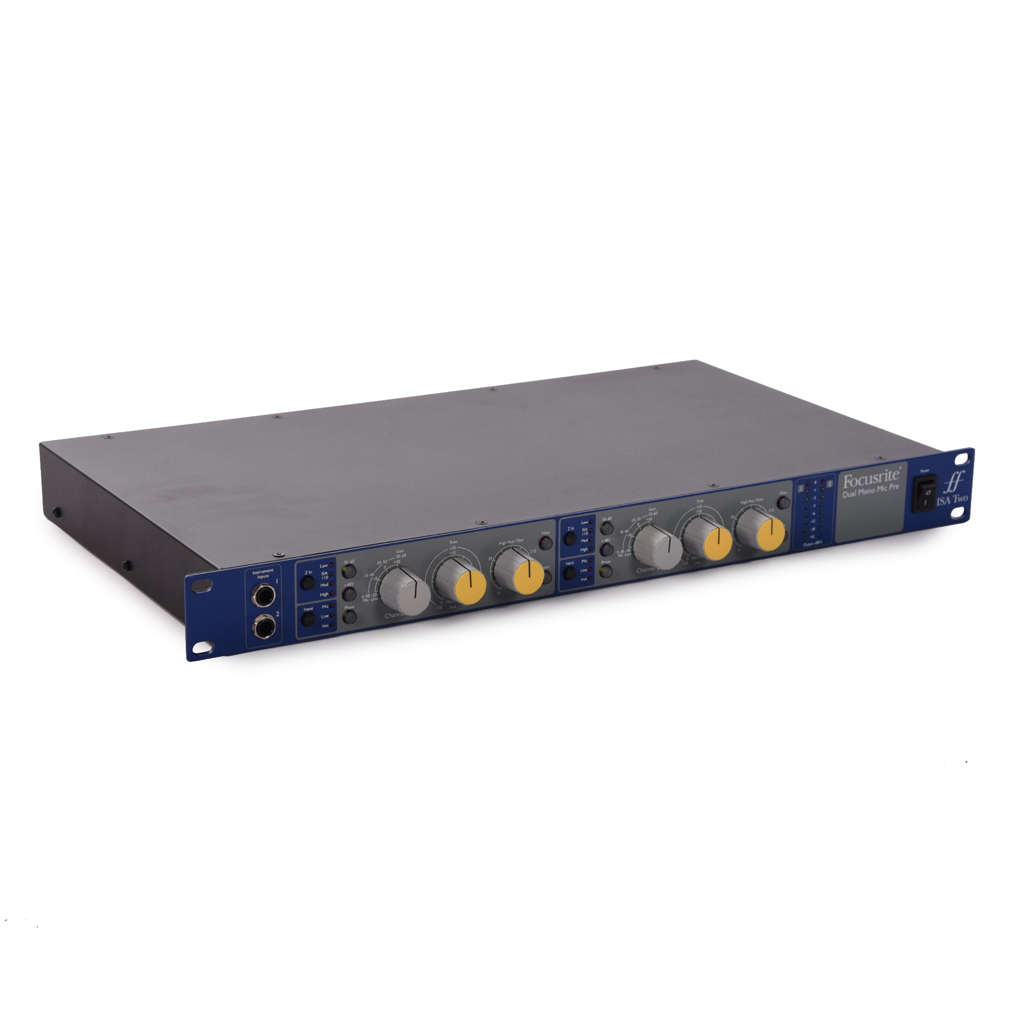 Focusrite ISA Two 2-channel Microphone Preamp Pro Audio / Outboard Gear / Microphone Preamps