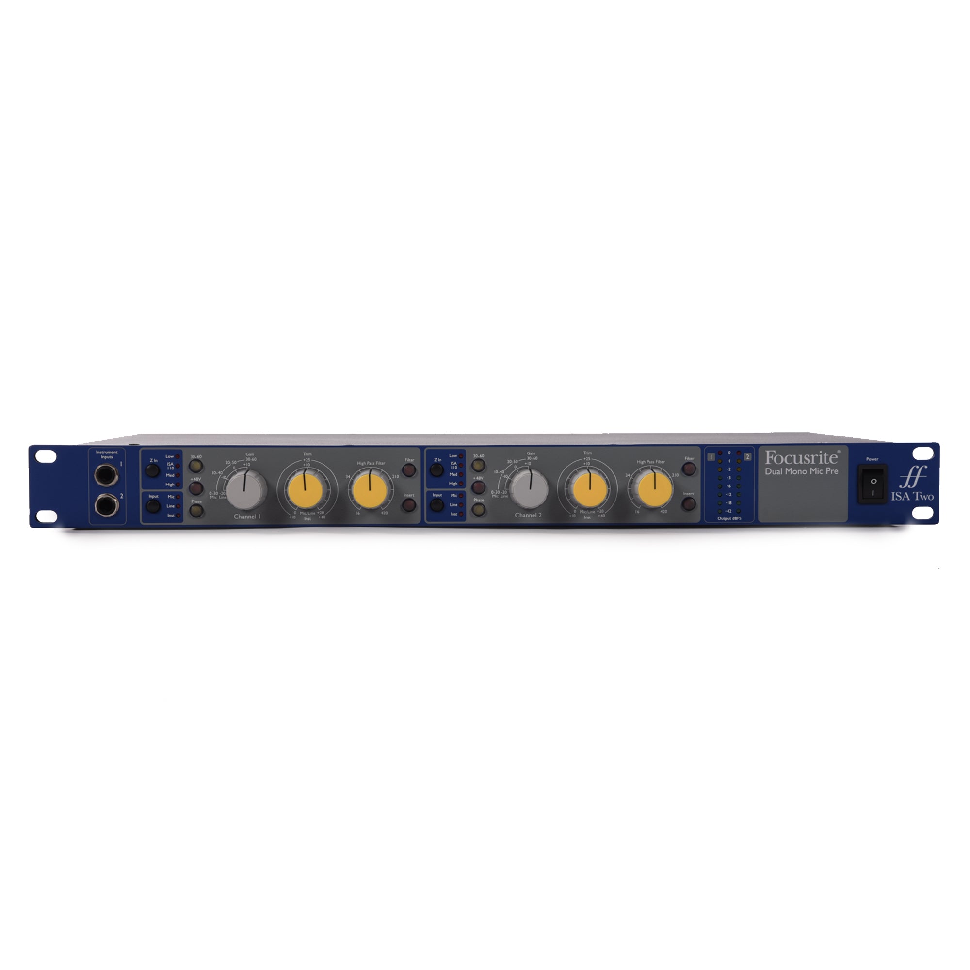 Focusrite ISA Two 2-channel Microphone Preamp Pro Audio / Outboard Gear / Microphone Preamps