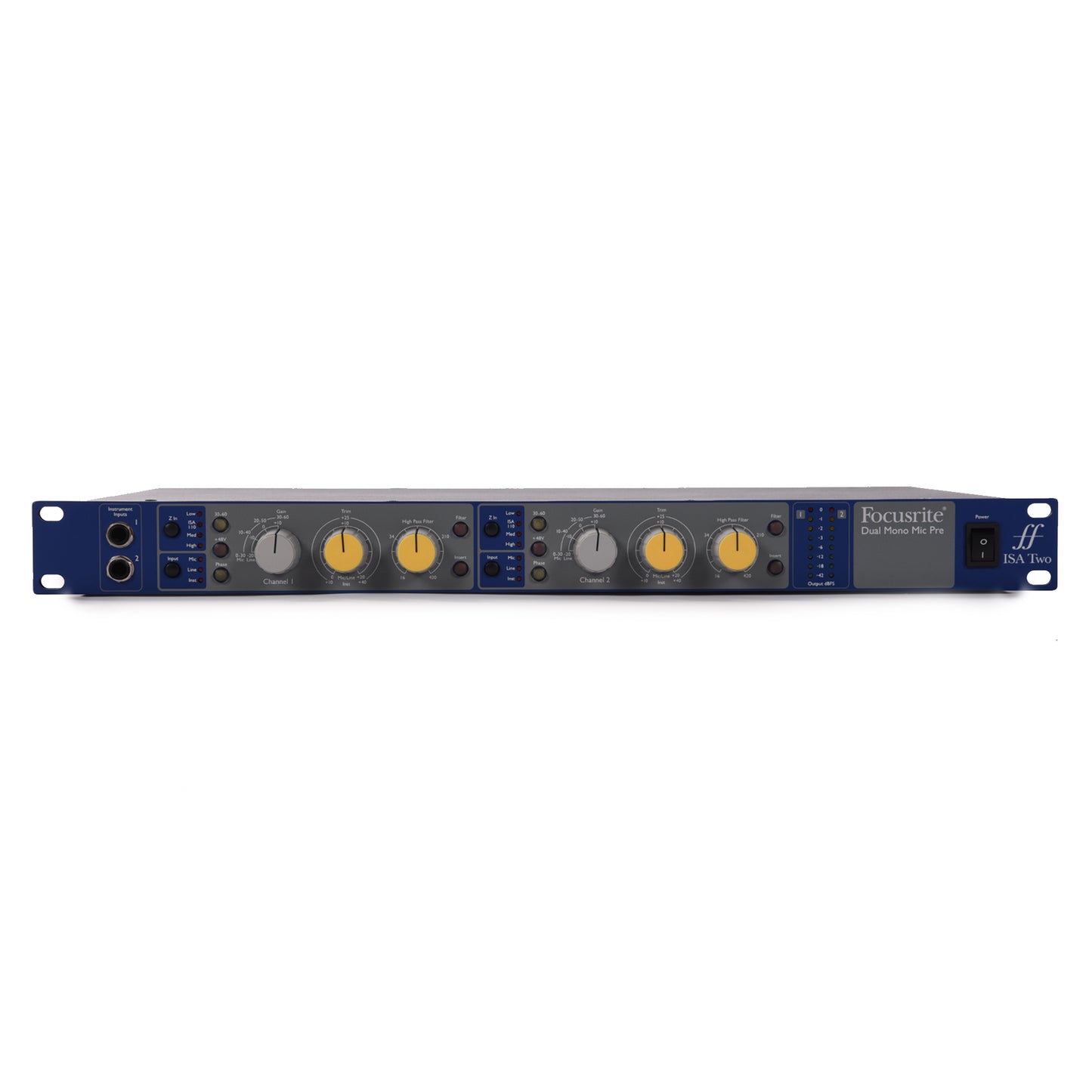 Focusrite ISA Two 2-channel Microphone Preamp Pro Audio / Outboard Gear / Microphone Preamps