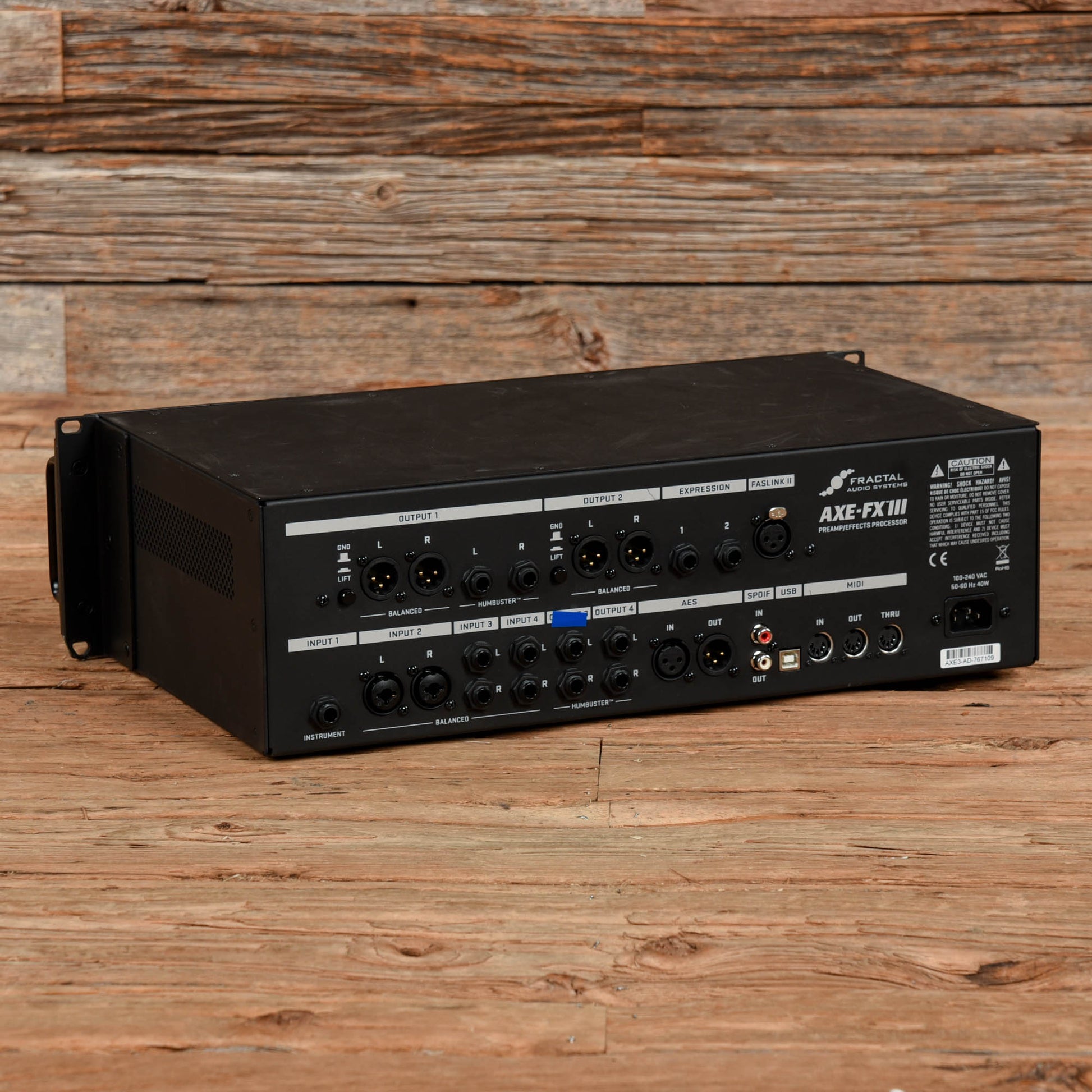 Fractal Audio Systems Axe-FX III Preamp Effects Processor w/ FC-12 Foot Controller Amps / Guitar Amps / Guitar Cabinets