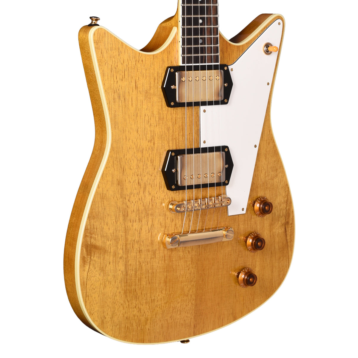 Frank Brothers Arcade One Korina Tinted Natural w/ V.O. Humbuckers Electric Guitars