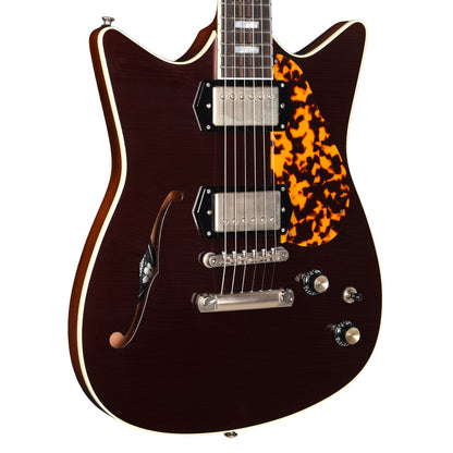 Frank Brothers Arcade Thinline Mahogany/Maple Oxblood w/ V.O. Humbuckers Electric Guitars