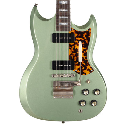 Frank Brothers Radar Deluxe Mahogany/Maple Sage Green w/ V.O. P90s Electric Guitars