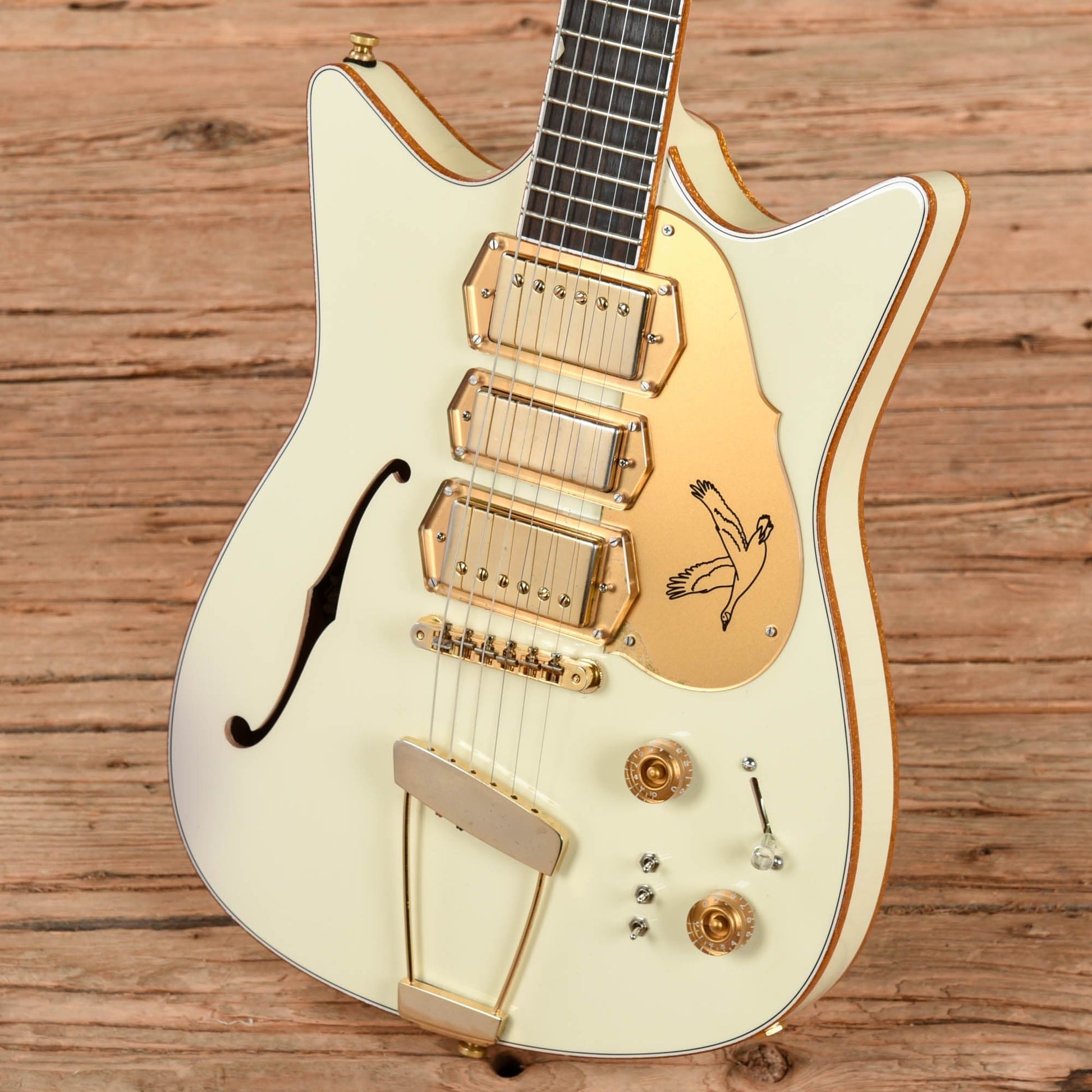 Frank Brothers Arcade Ultra Light Trilium White 2021 Electric Guitars / Semi-Hollow