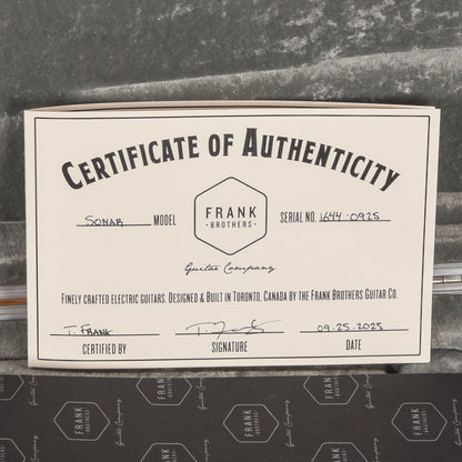 Frank Brothers Sonar Firemist Gold 2025 Electric Guitars / Solid Body