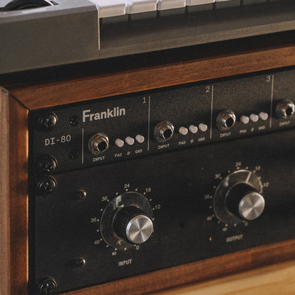 Franklin Audio DI-80 8-Channel Passive Transformer-Coupled Direct Box Direct Boxes