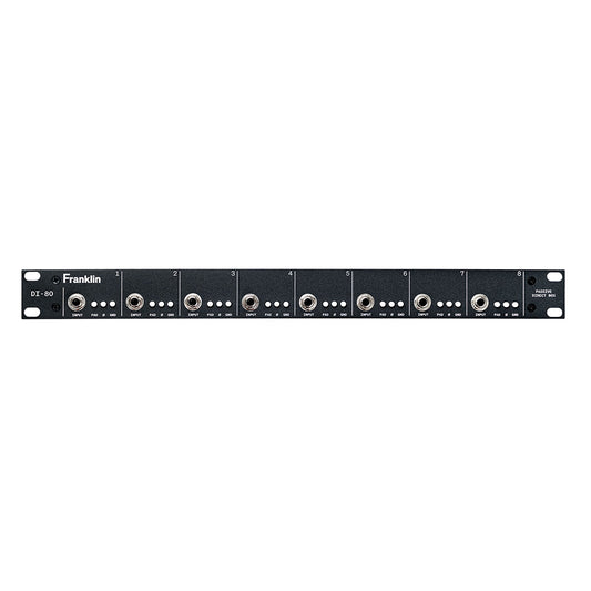 Franklin Audio DI-80 8-Channel Passive Transformer-Coupled Direct Box Direct Boxes