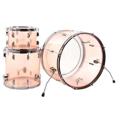 Franklin Drum Co. 13/16/24 3pc. Acrylic Drum Kit Rose Gold Drums and Percussion / Acoustic Drums / Full Acoustic Kits
