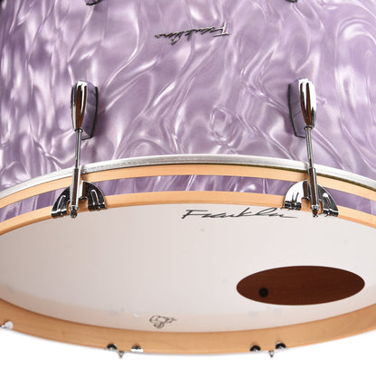 Franklin Drum Co. 13/16/24 3pc. Mahogany Drum Kit Lavender Satin Flame Drums and Percussion / Acoustic Drums / Full Acoustic Kits