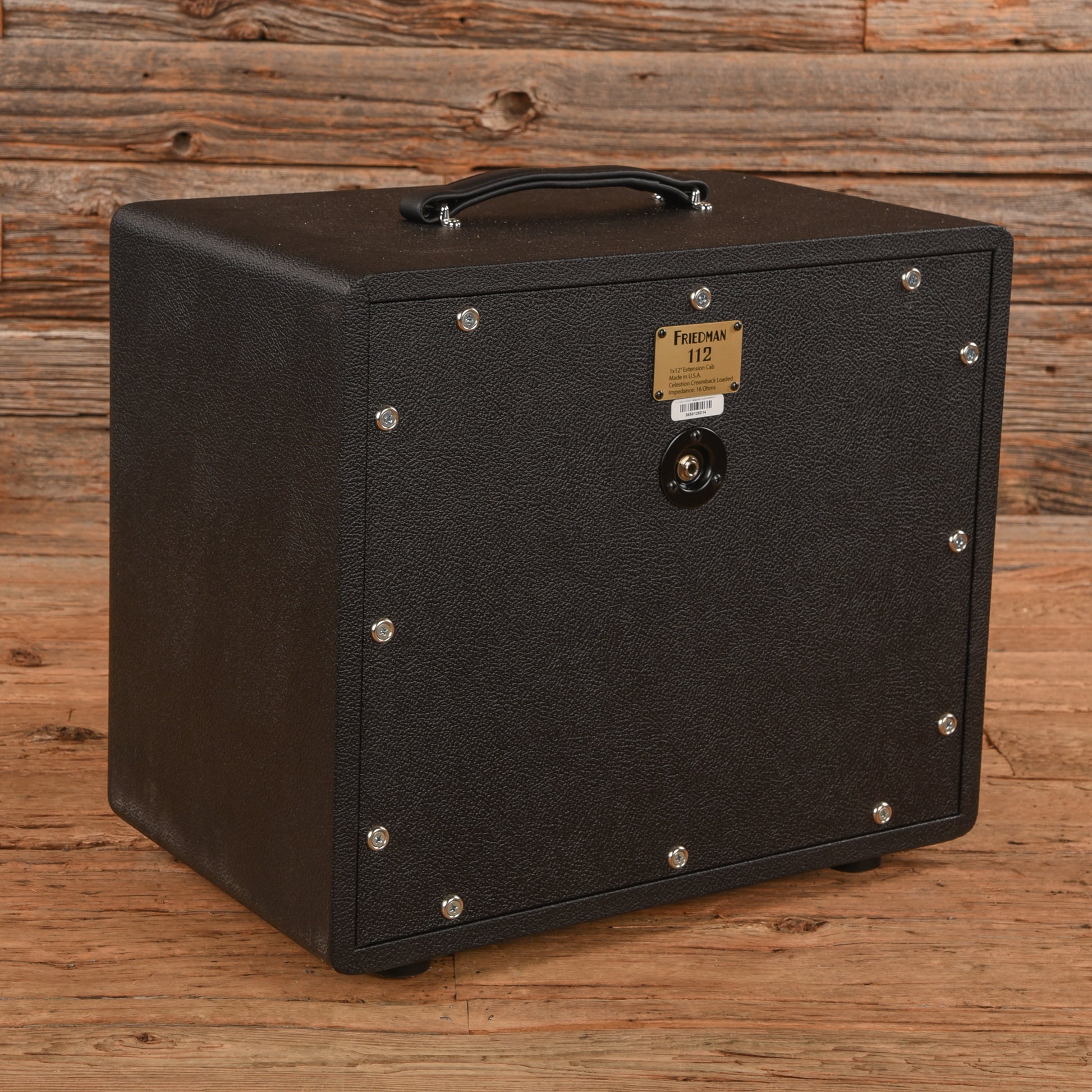 Friedman 112 Vintage 65-Watt 1x12" Closed Back Guitar Speaker Cabinet Amplifiers