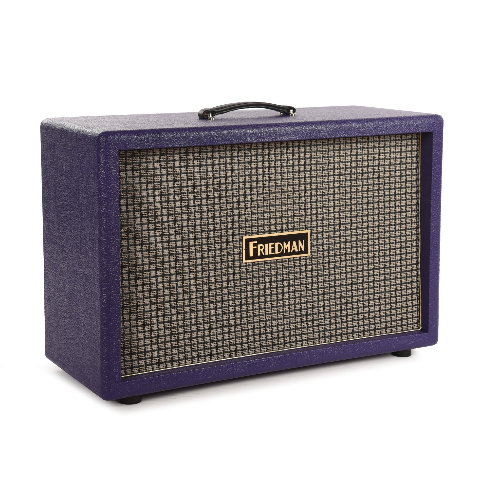 Friedman 2x12 Rear-Ported Closed-Back Cabinet Purple Elephant w/ Aged British Style Large Check Grille Amps / Guitar Amps / Guitar Cabinets
