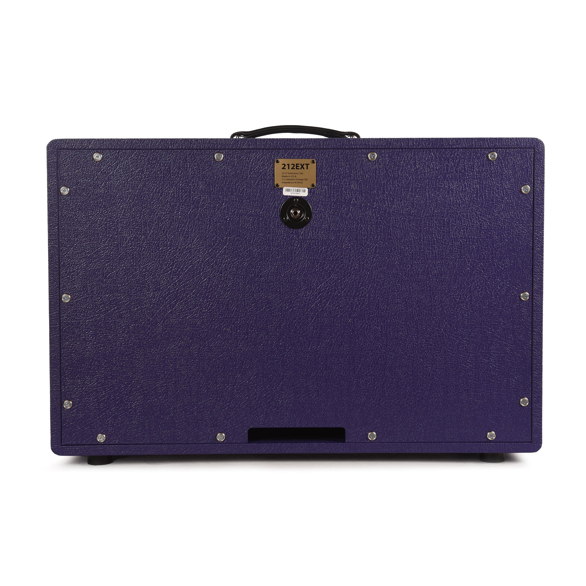 Friedman 2x12 Rear-Ported Closed-Back Cabinet Purple Elephant w/ Aged British Style Large Check Grille Amps / Guitar Amps / Guitar Cabinets