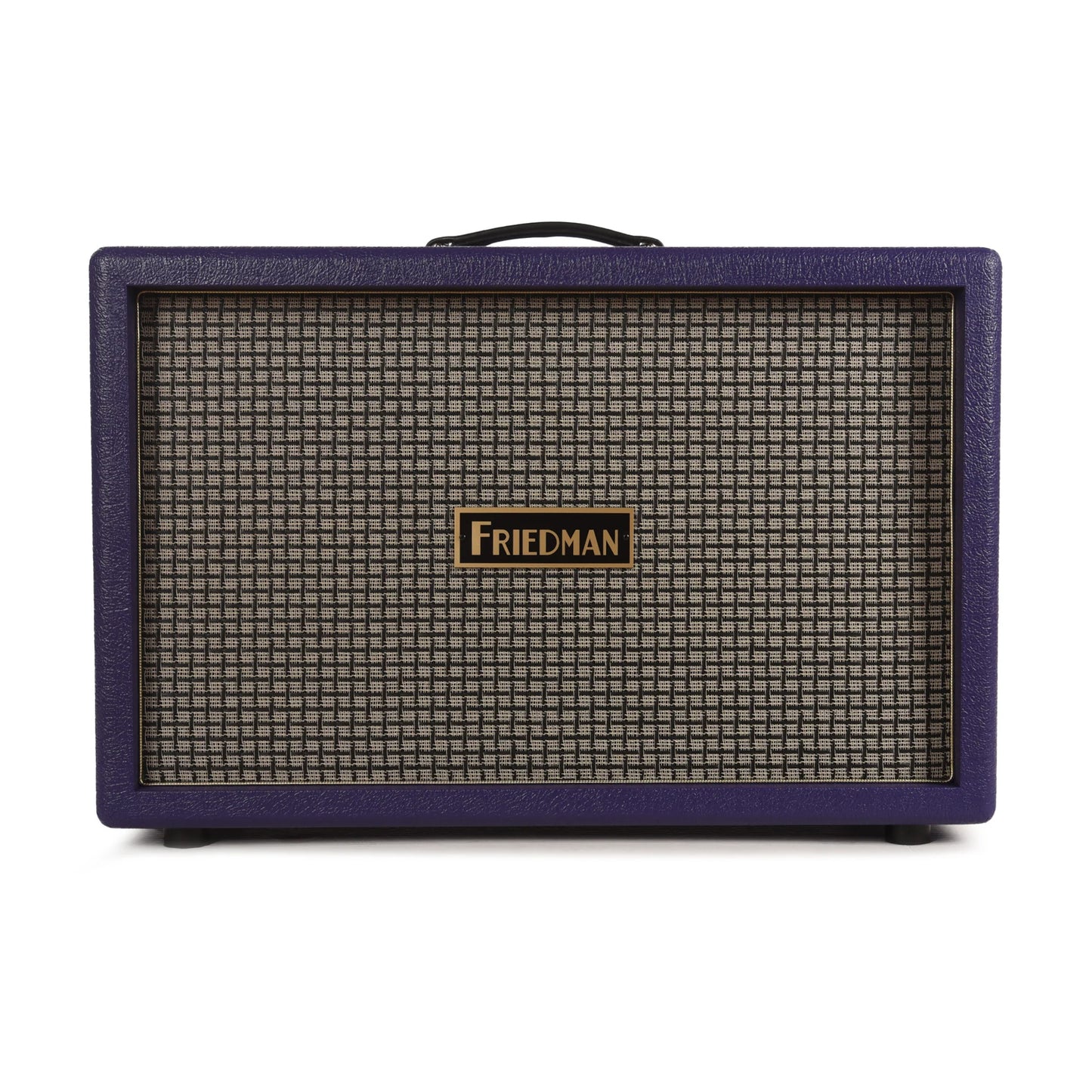 Friedman 2x12 Rear-Ported Closed-Back Cabinet Purple Elephant w/ Aged British Style Large Check Grille Amps / Guitar Amps / Guitar Cabinets