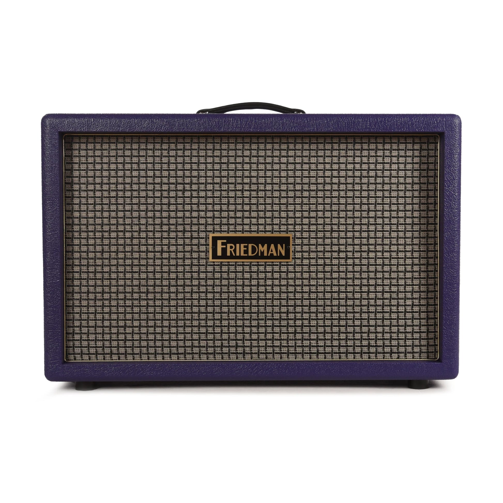 Friedman 2x12 Rear-Ported Closed-Back Cabinet Purple Elephant w/ Aged British Style Large Check Grille Amps / Guitar Amps / Guitar Cabinets