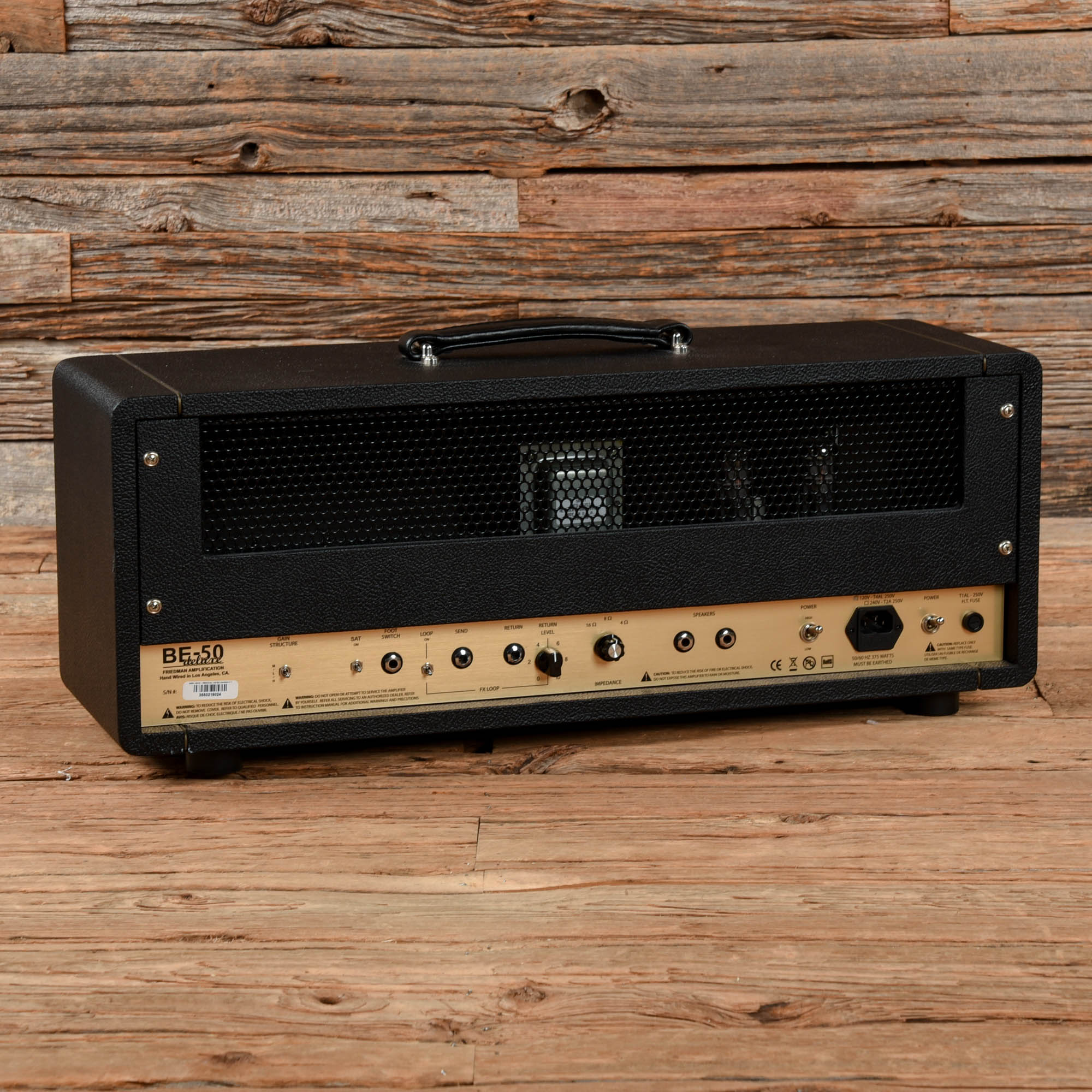 Friedman BE-50 Deluxe 3-Channel 50-Watt Tube Guitar Amp Head Amps / Guitar Amps / Guitar Cabinets