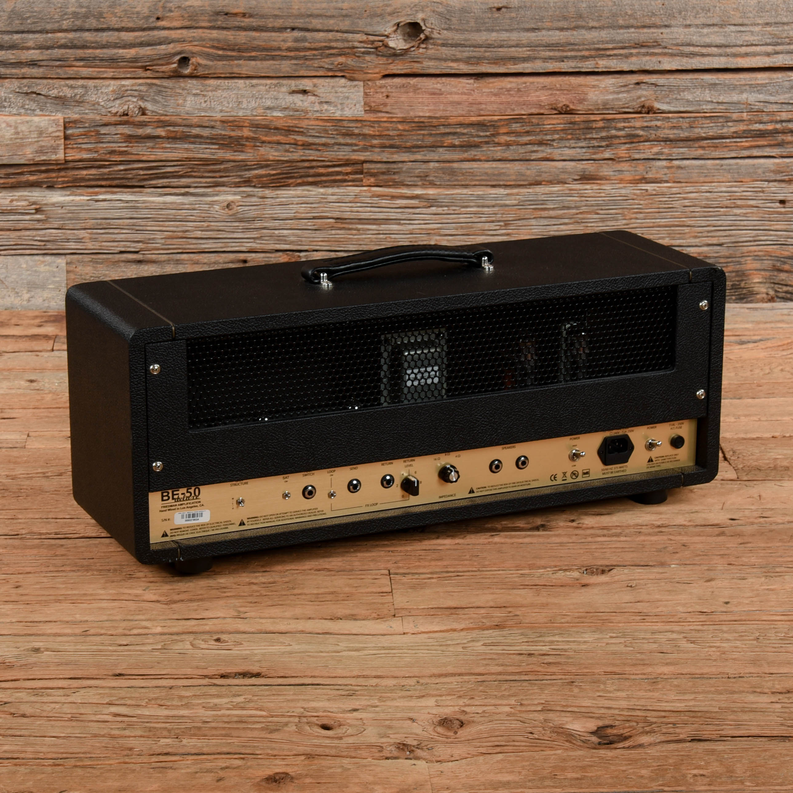 Friedman BE-50 Deluxe 3-Channel 50-Watt Tube Guitar Amp Head Amps / Guitar Amps / Guitar Cabinets