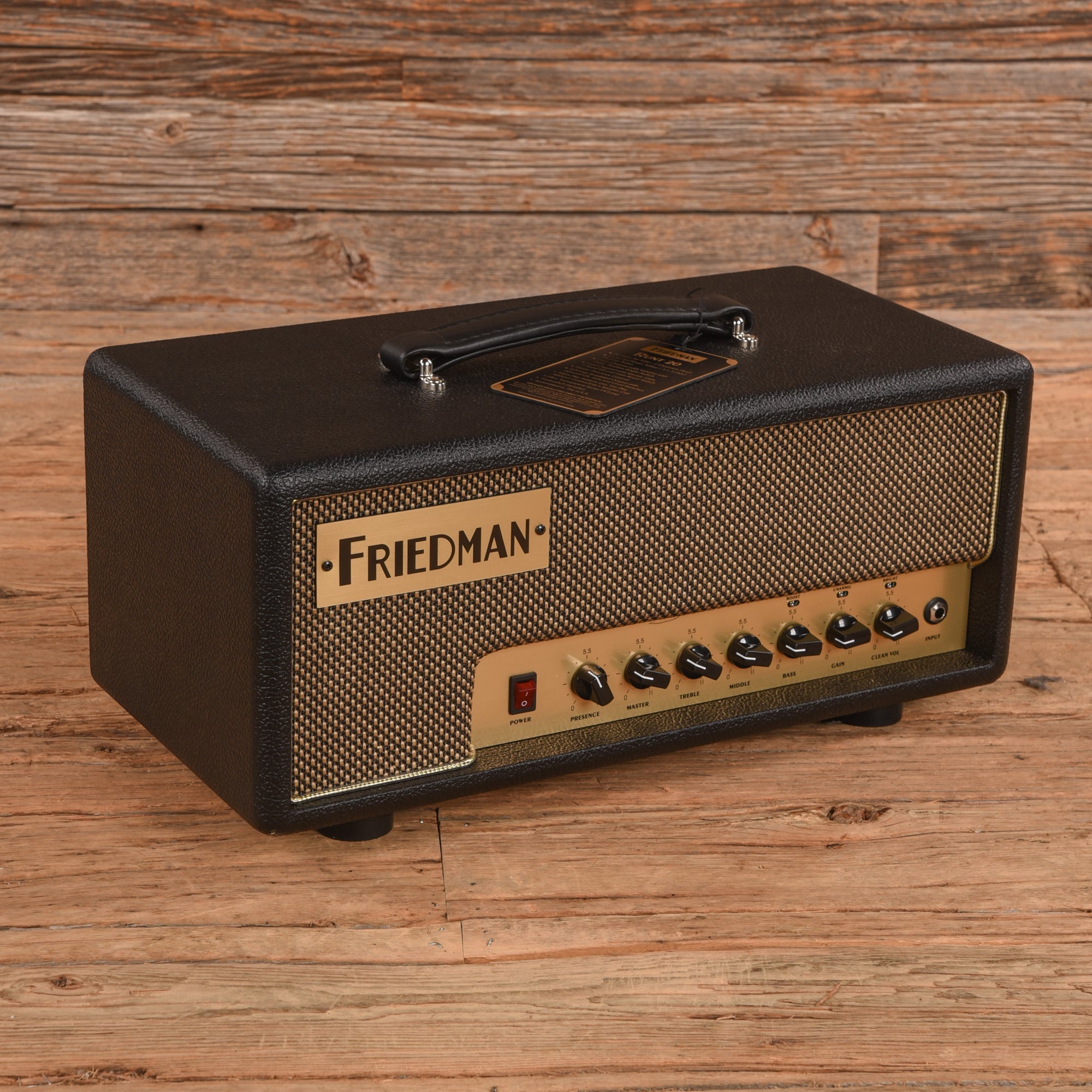 Friedman Runt 20 2-Channel 20-Watt Guitar Amp Head Amps / Guitar Amps / Guitar Cabinets