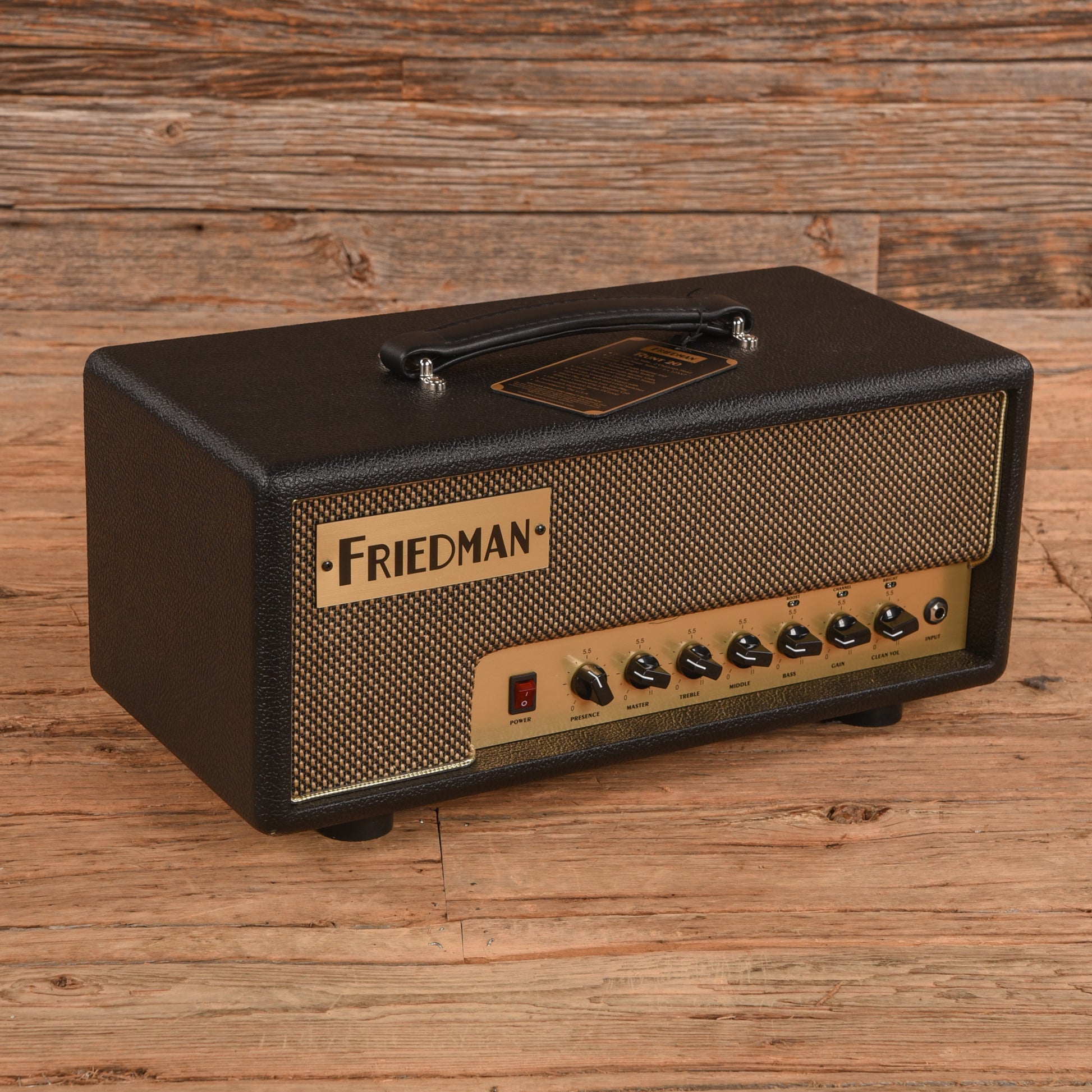Friedman Runt 20 2-Channel 20-Watt Guitar Amp Head Amps / Guitar Amps / Guitar Cabinets
