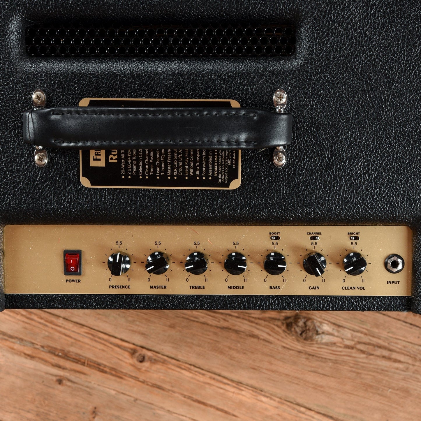Friedman Runt 20 2-Channel 20-Watt 1x12" Guitar Combo Amp Amps / Guitar Cabinets
