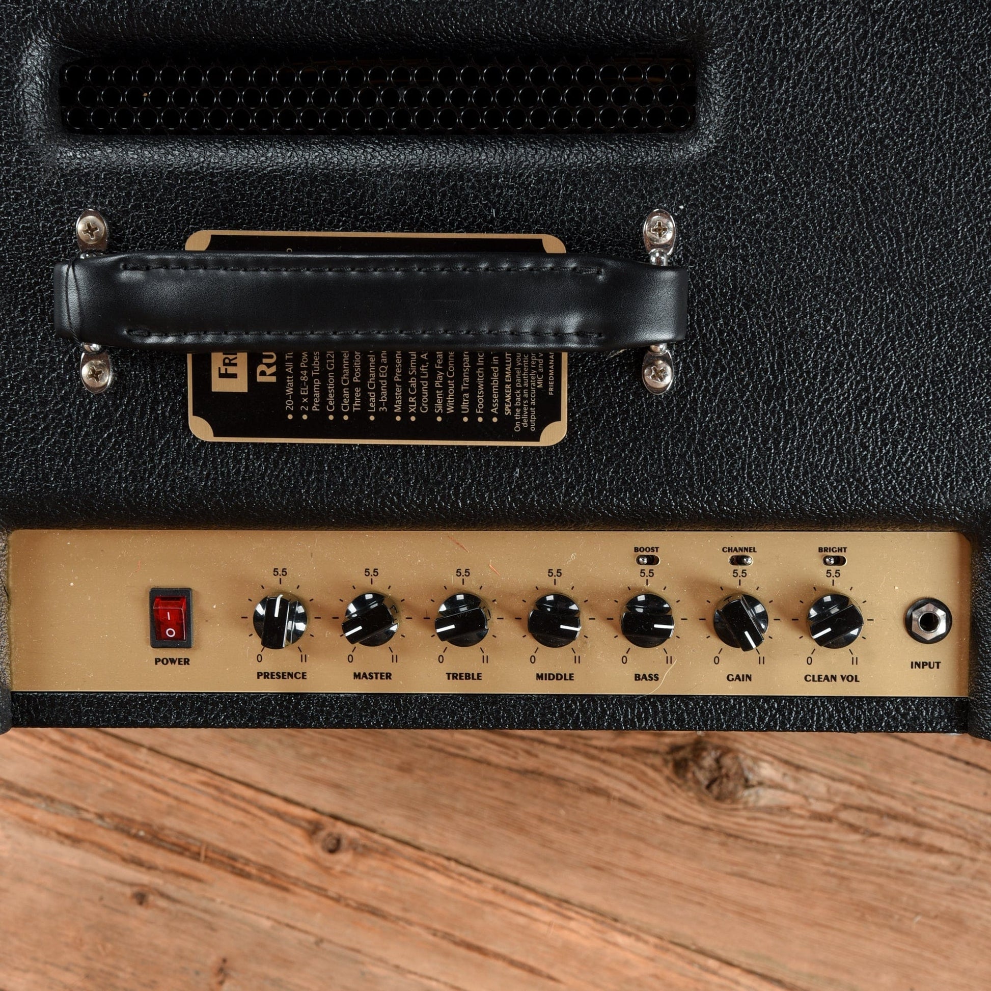 Friedman Runt 20 2-Channel 20-Watt 1x12" Guitar Combo Amp Amps / Guitar Cabinets