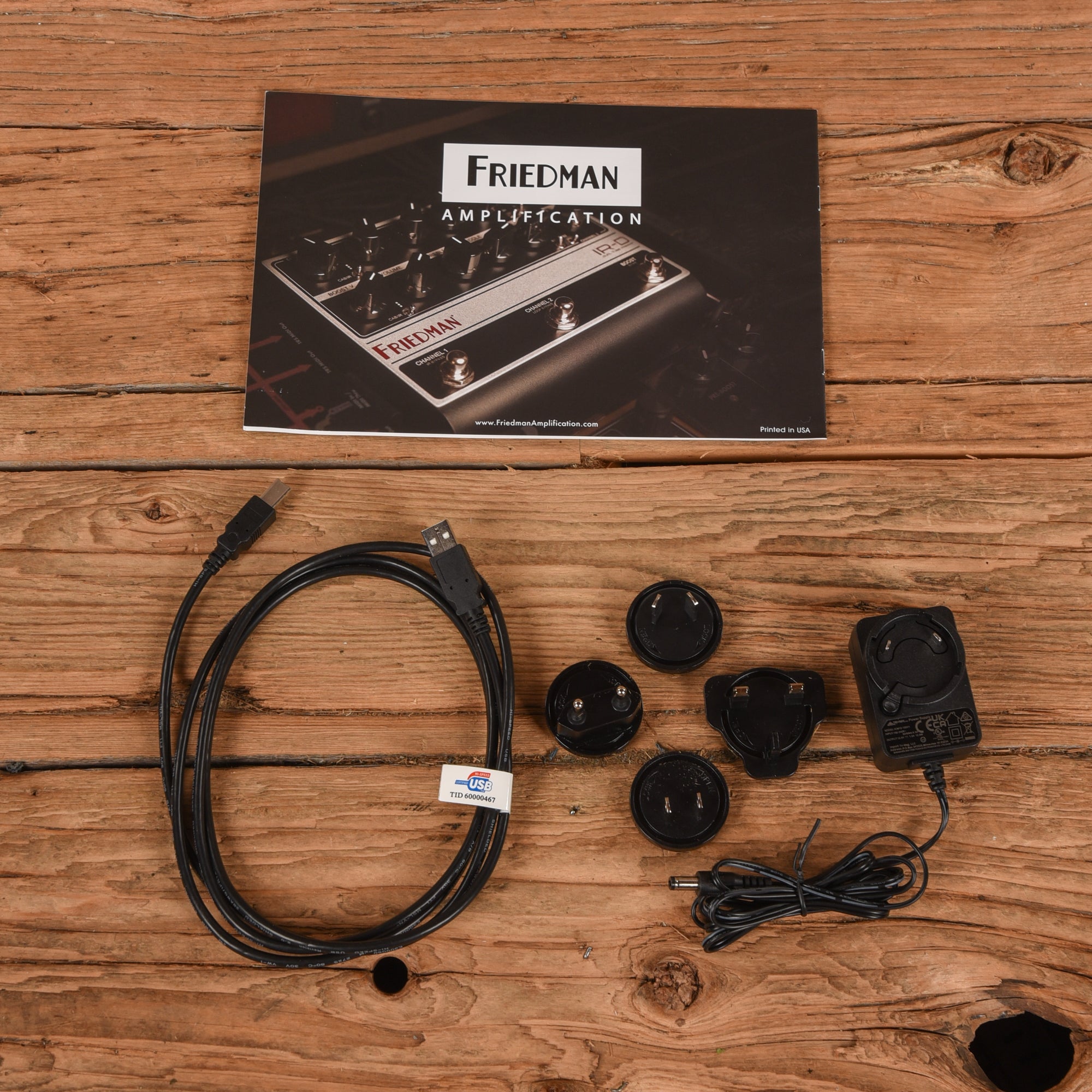 Friedman IR-D 2-Channel All-Tube High Voltage Preamp Pedal Effects and Pedals / Cabinet Simulators