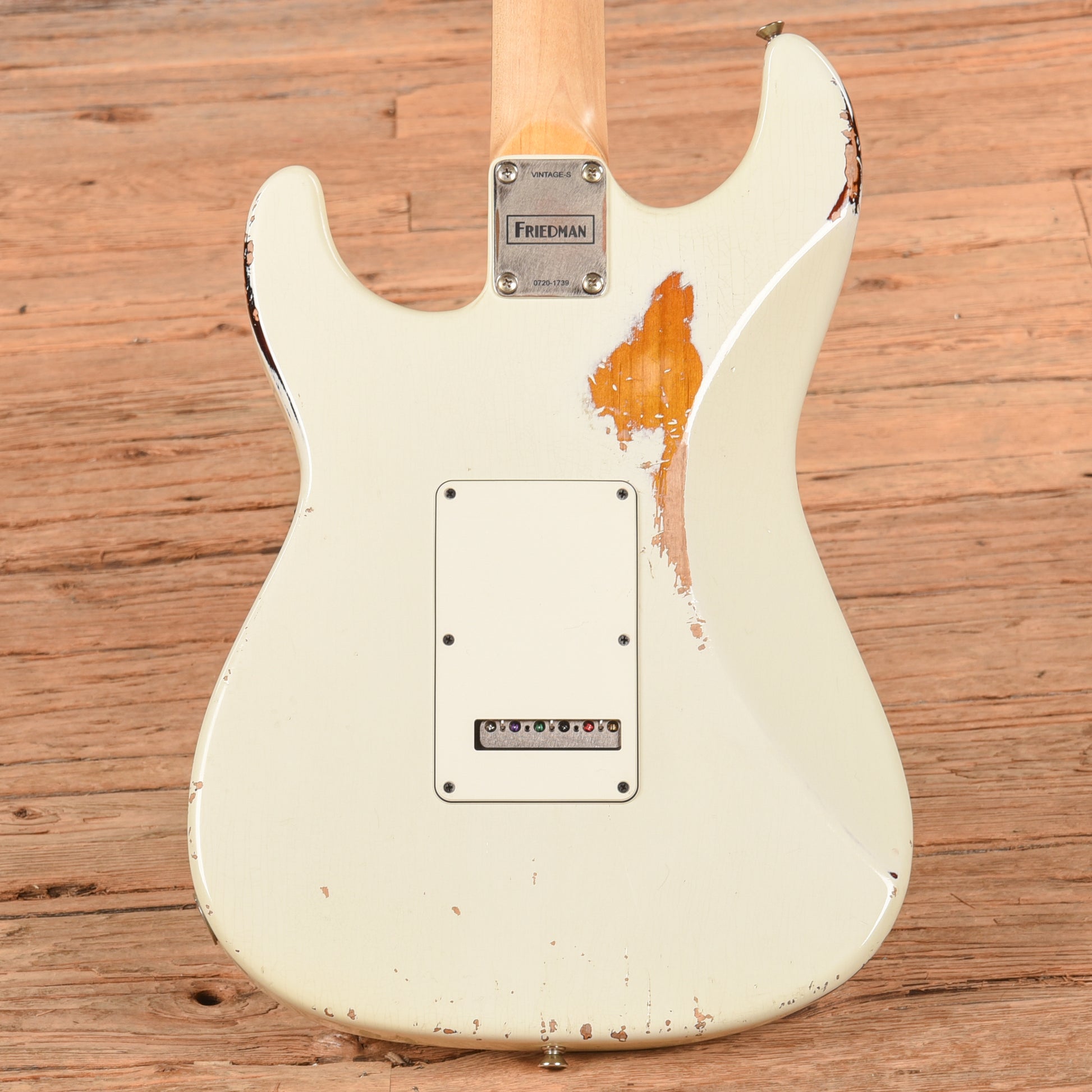 Friedman Vintage S White Electric Guitars / Solid Body