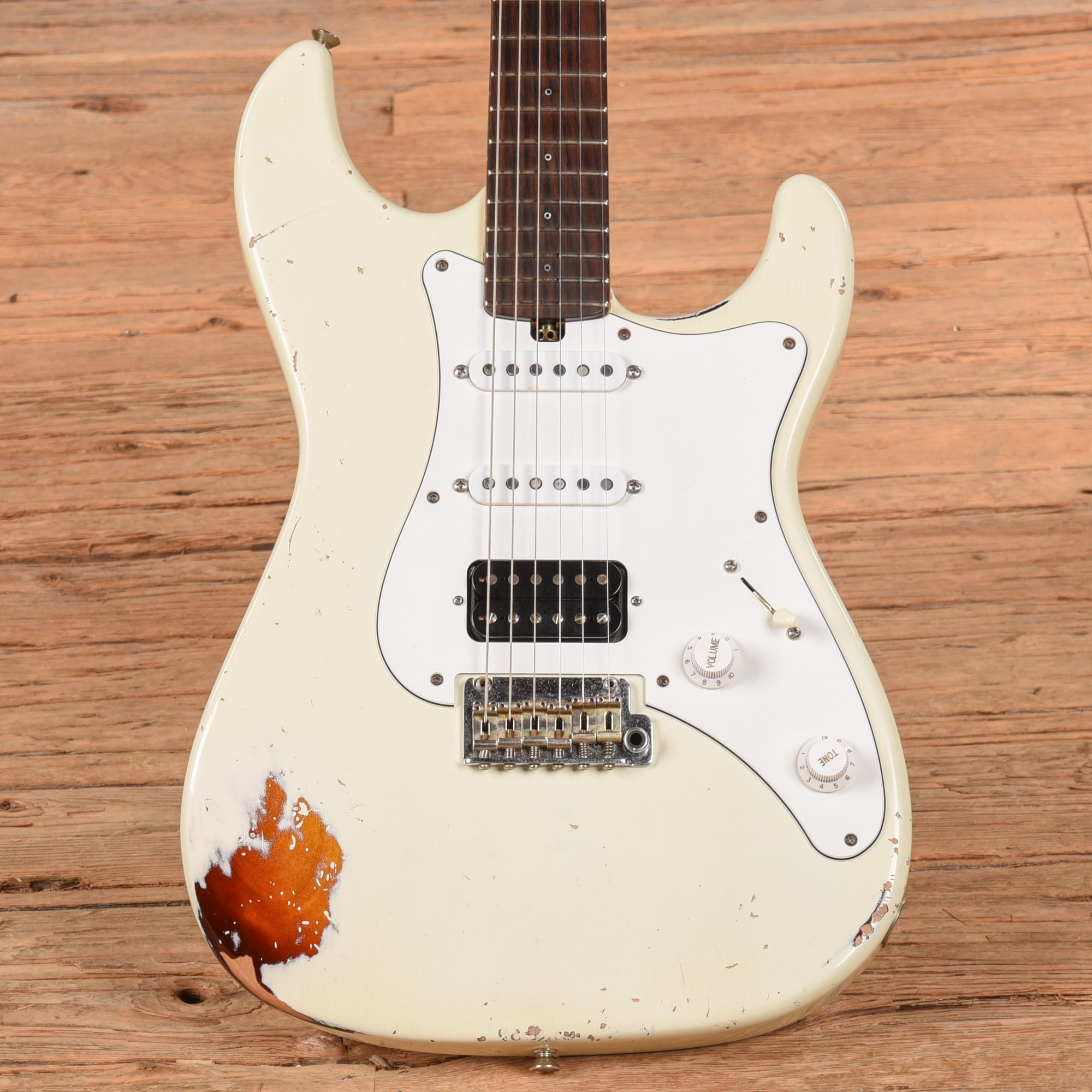 Friedman Vintage S White Electric Guitars / Solid Body