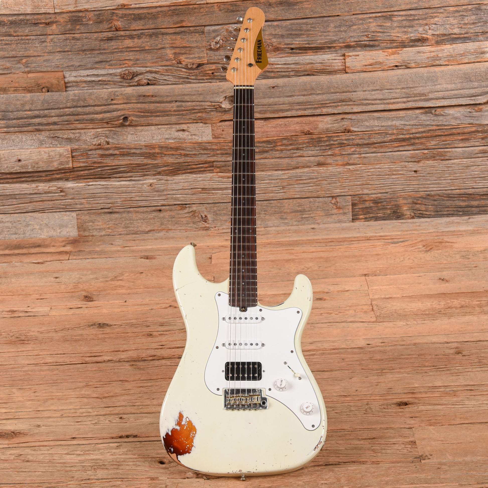Friedman Vintage S White Electric Guitars / Solid Body