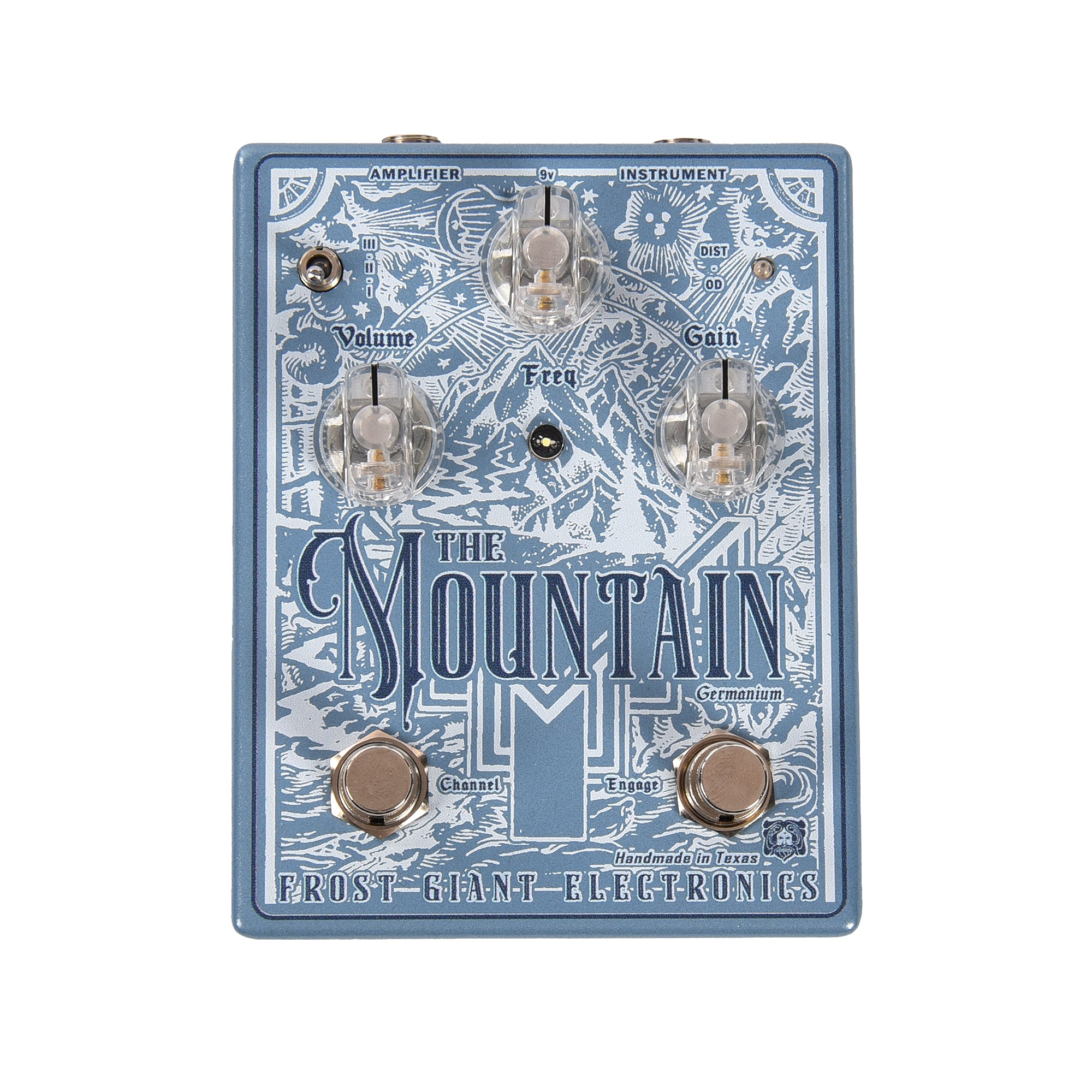Frost Giant Electronics The Mountain Germanium Fuzz Mercedes Blue (2024 Chicago Boutique Effects Pedal Bonanza Special Edition) Effects and Pedals / Fuzz