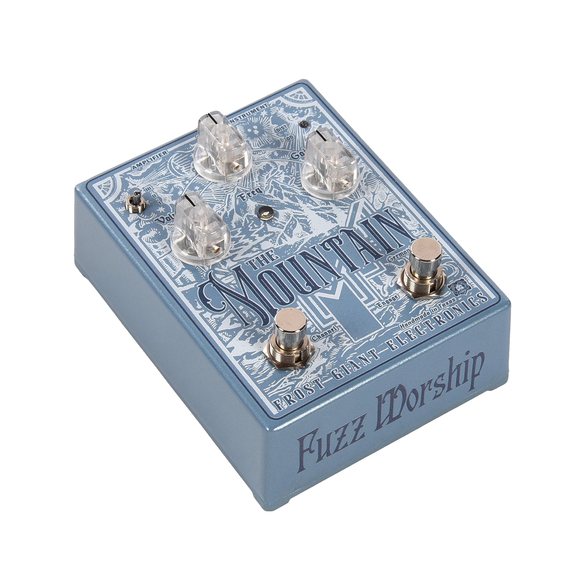 Frost Giant Electronics The Mountain Germanium Fuzz Mercedes Blue (2024 Chicago Boutique Effects Pedal Bonanza Special Edition) Effects and Pedals / Fuzz