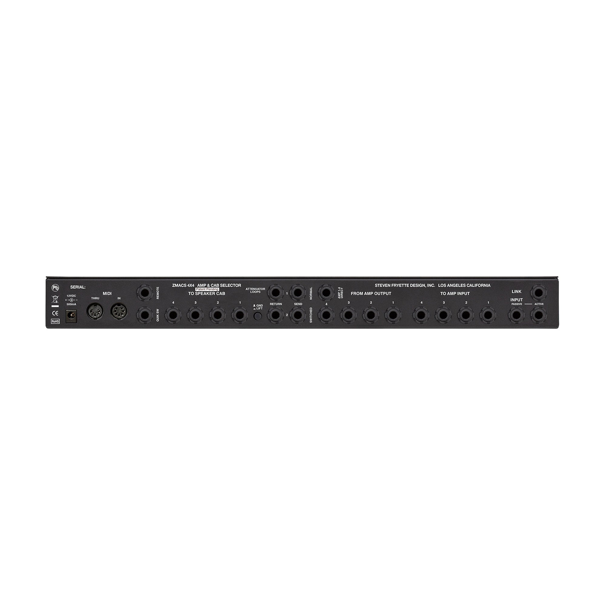 Fryette ZMACS 4X4 Impedance Matching Amp/Cab Selector – Chicago