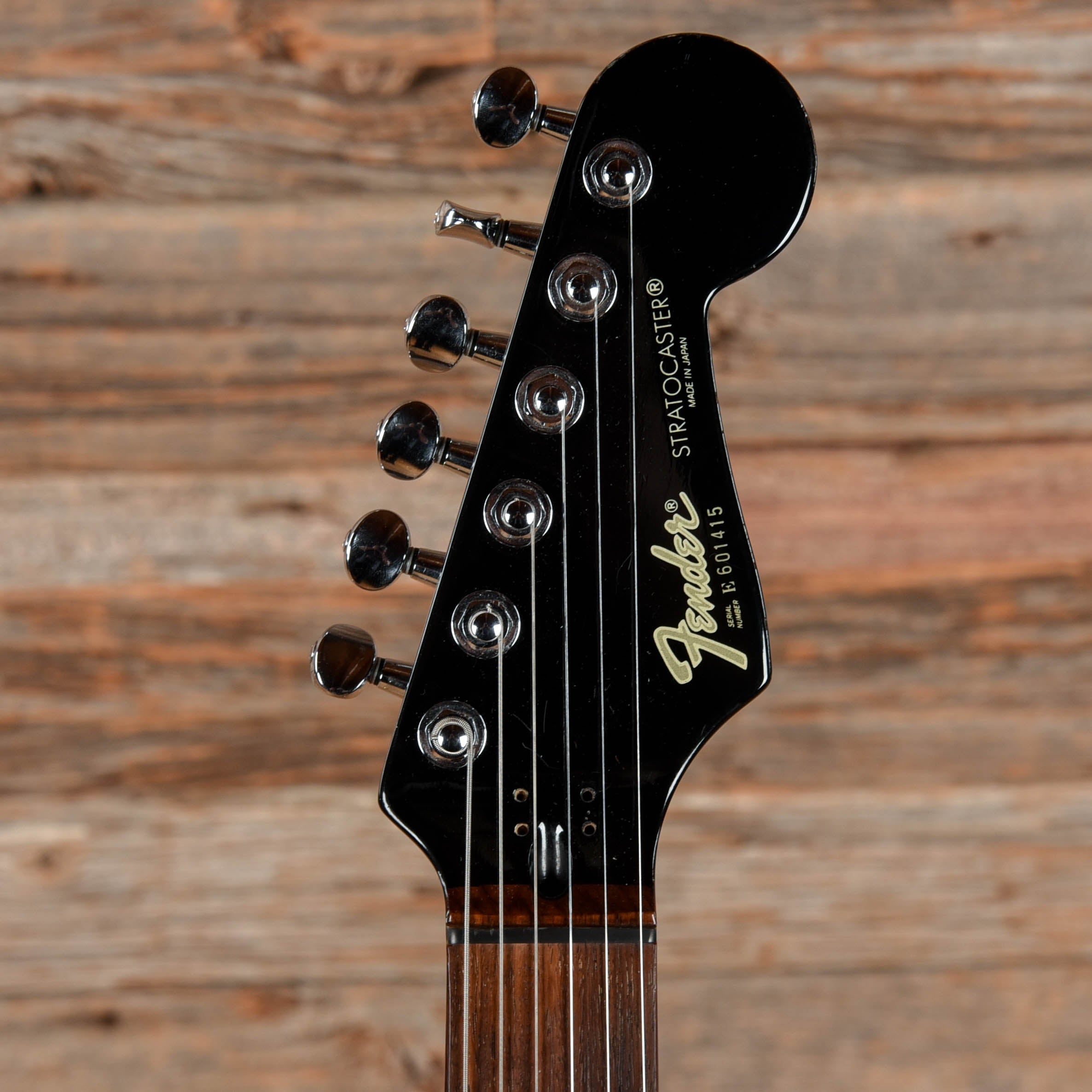 Fender MIJ Stratocaster Neck with Unknown Fender Body Black