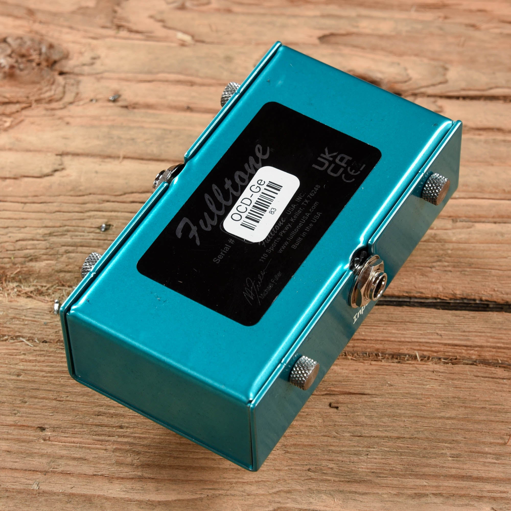 Fulltone Custom Shop OCD-GE Germanium Overdrive Effects and Pedals / Overdrive and Boost